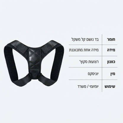 BeeChip – חגורת תיקון היציבה שעוזרת לך להפסיק להתכופף ולהתחיל להרגיש זקוף יותר