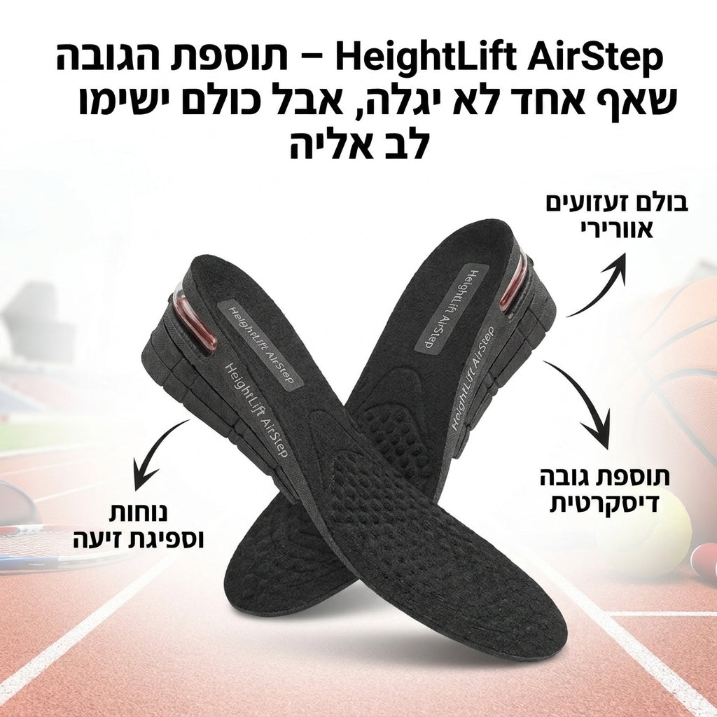 HeightLift AirStep – תוספת הגובה שאף אחד לא יגלה, אבל כולם ישימו לב אליה