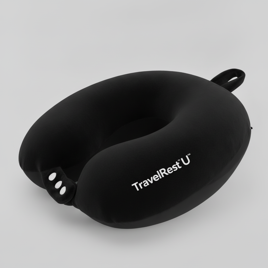 כרית TravelRest U – התמיכה שהופכת כל נסיעה לרגע של מנוחה